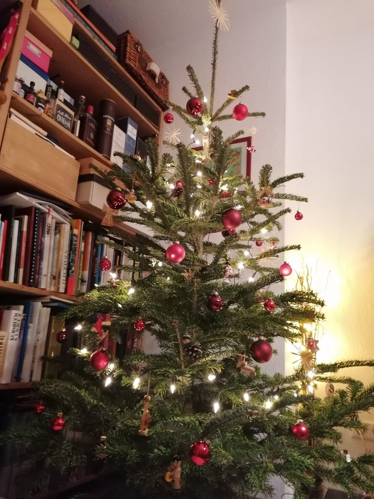 Unser Weihnachtsbaum steht noch