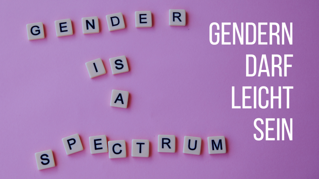 Gendern darf leicht sein auf www.PRojektText.com