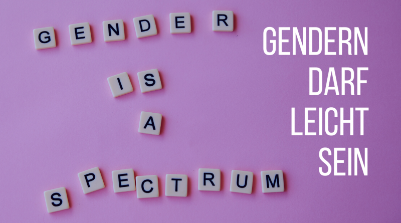 Gendern darf leicht sein auf www.PRojektText.com